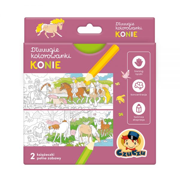Dłuuugie kolorowanki <br> Konie