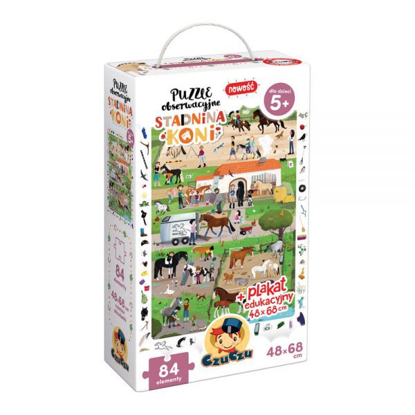 Puzzle obserwacyjne stadnina konie