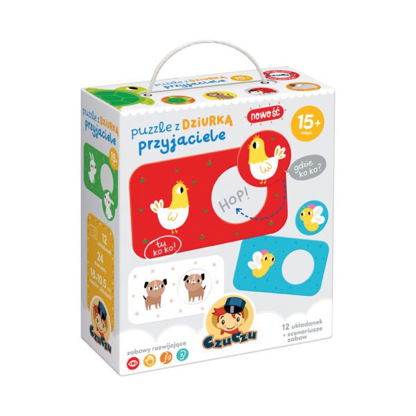 CzuCzu Puzzle z dziurką Przyjaciele 15 mies