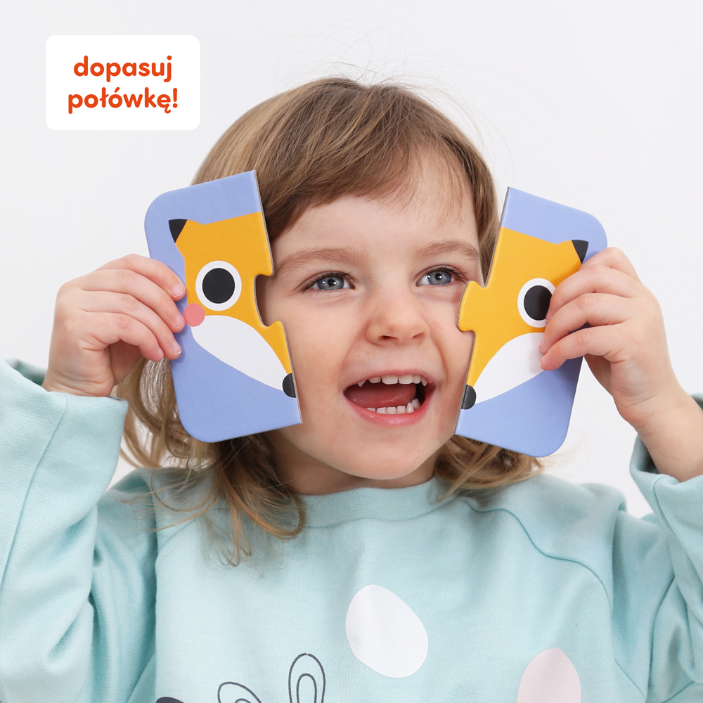 puzzle dla maluchów połówki buzie