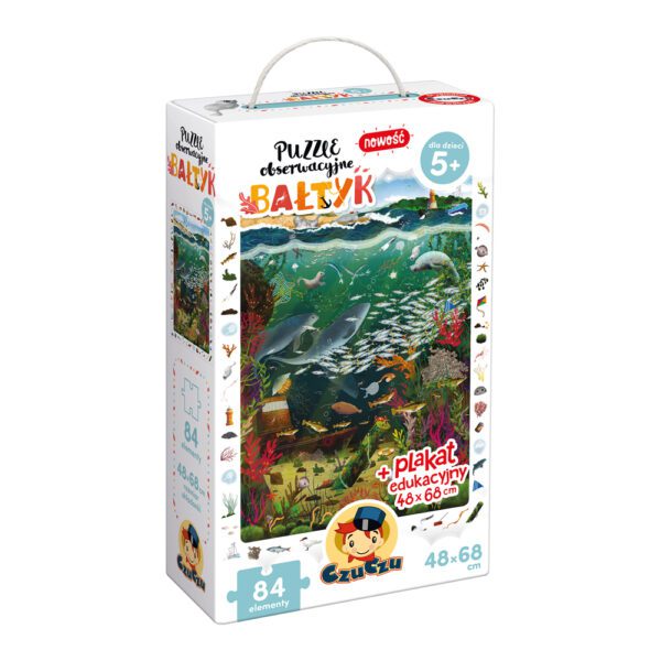 CzuCzu Puzzle obserwacyjne Bałtyk 5+