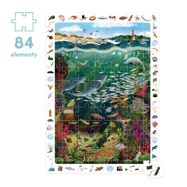 Puzzle dla przedszkolaka Bałtyk 84 elementy
