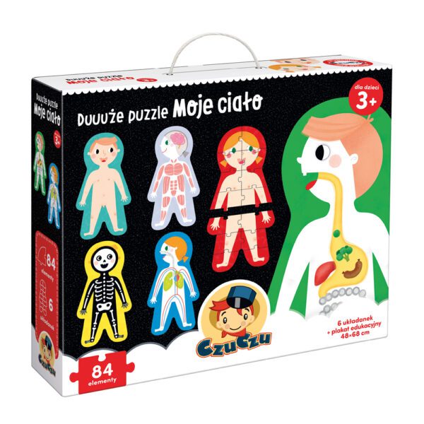 CzuCzu Duuuże puzzle Moje ciało 3+