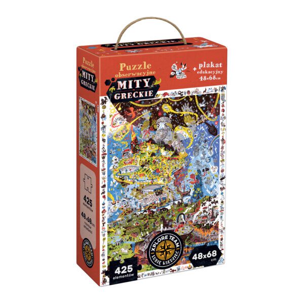 Xplore Team Puzzle obserwacyjne Mity greckie 425 el.