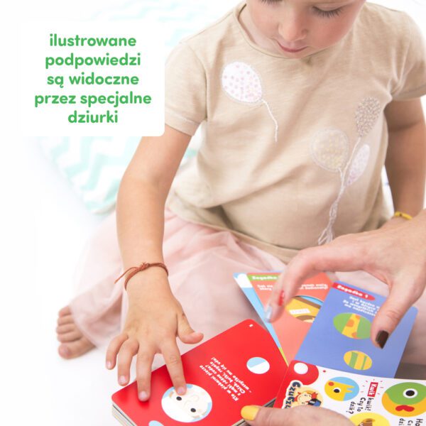 innowacyjne zagadki dla dzieci z kartami z dziurką