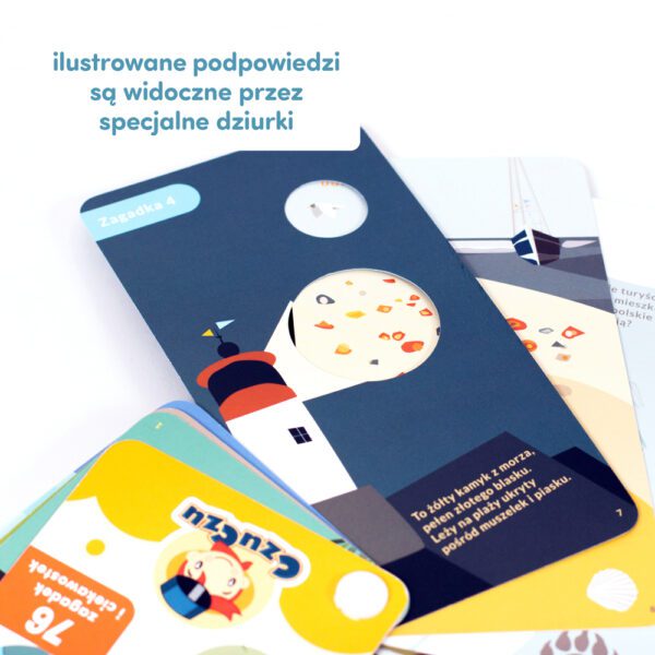 Zagadki z dziurką 5+ - obrazkowe podpowiedzi