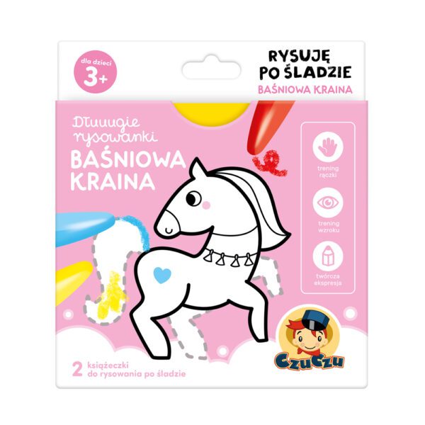 CzuCzu Dłuuugie rysowanki Baśniowa kraina 3+ Rysuję po śladzie