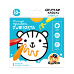 Dluuugie rysowanki Chwytam kredke Zwierzeta miniaturka