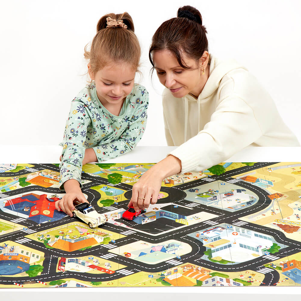 prezenty dla trzylatkow wielkie puzzle podlogowe droga