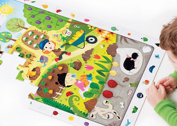blog cover prezenty dla trzylatka puzzle obserwacyjne ogrod 3+