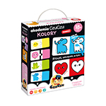 Akademia CzuCzu Kolory puzzle i kolorowanka dla dzieci 18m+ miniaturka