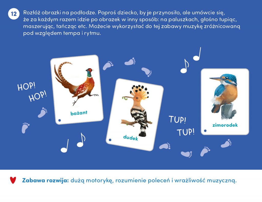 karty obrazkowe zwierzęta jak się bawić