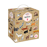 Puzzlove Koty puzzle rodzinne dla dzieci 4+