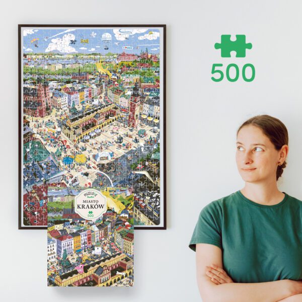 Puzzlove miasto Krakow puzzle 500 elementow dekoracja pokoju