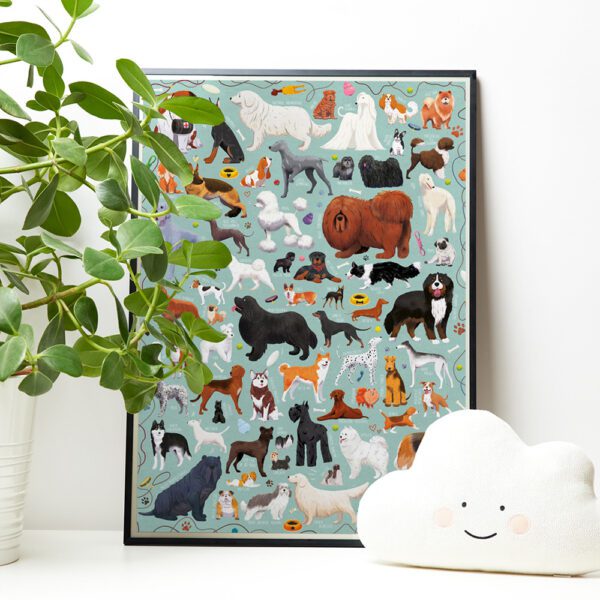 plakat rasy psow