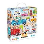 miniatura Moto puzzle Auta motoryzacja 4+