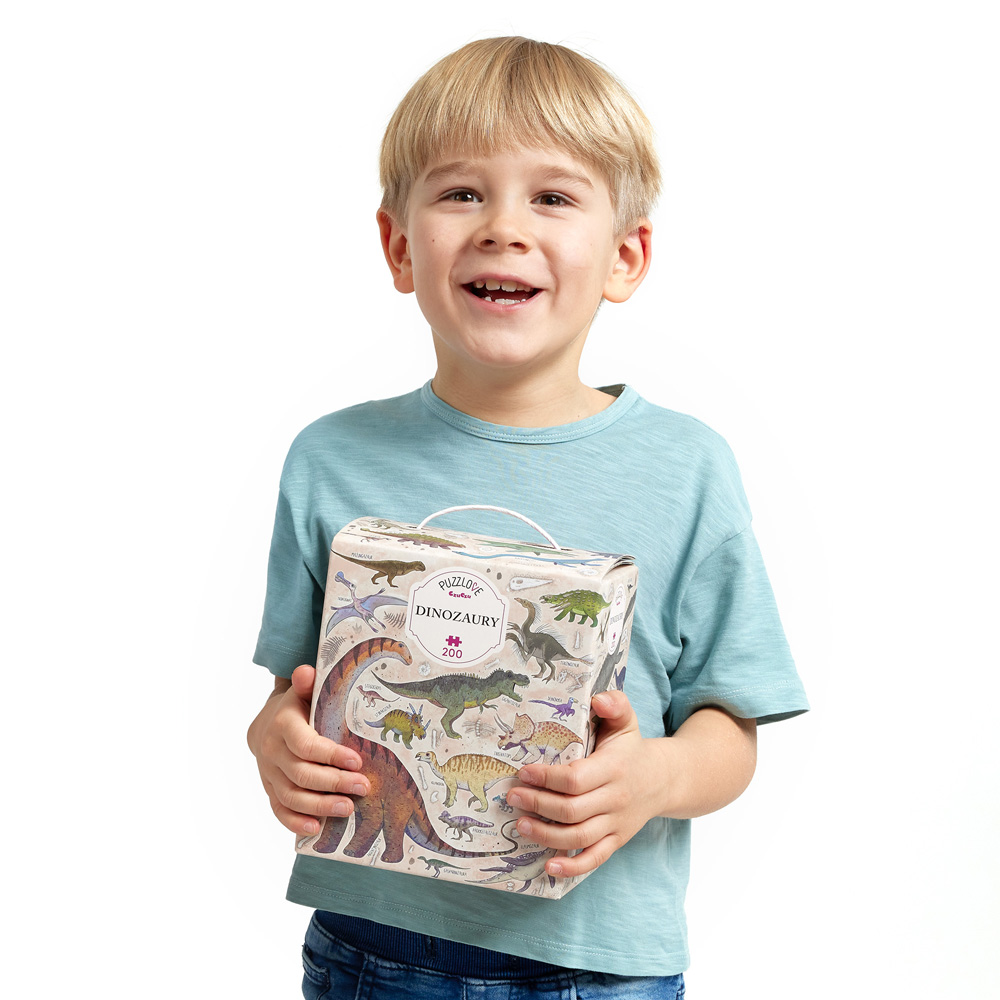 prezent dla fana dinozaurow puzzle