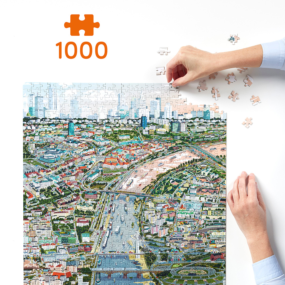 puzzle CzuCzu 1000 elementów miasto