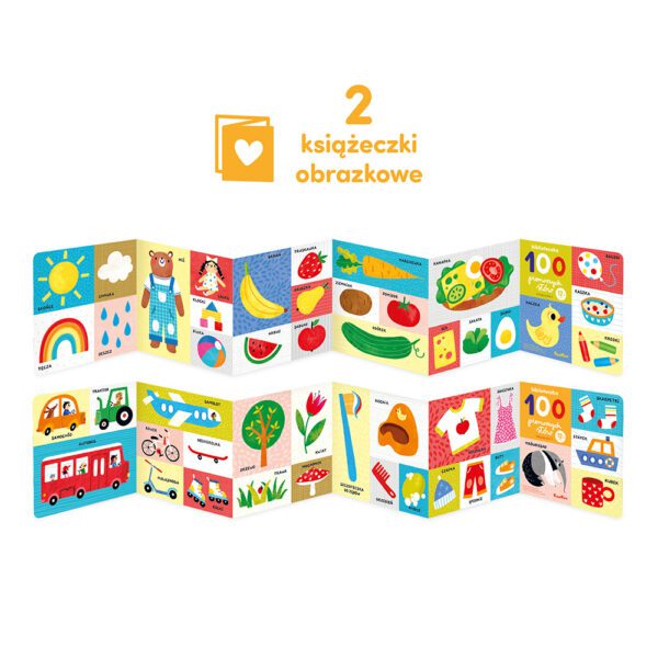 wizualizacja ksiazeczka obrazkowa na roczek 100 pierwszych slow