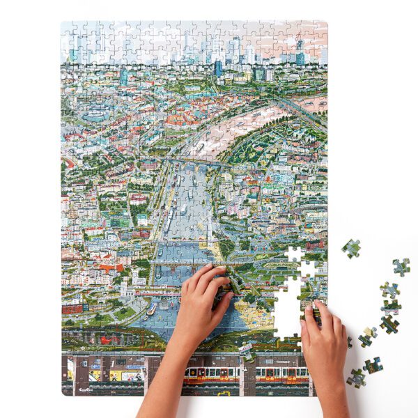 Puzzlove CzuCzu miasto Warszawa dla dzieci 9+ dla doroslych