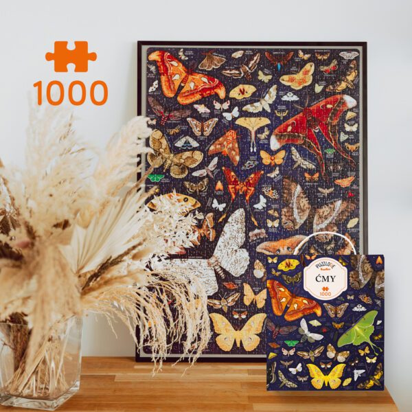 Puzzlove Cmy puzzle na prezent i dekoracja pokoju