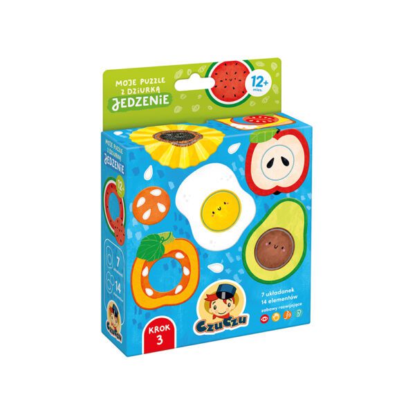 Moje puzzle z dziurka Jedzenie box przod
