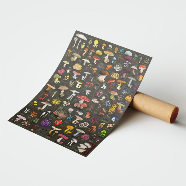 plakat Grzyby