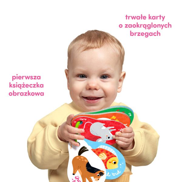 karty obrazkowe Moje zwierzatka dla dzieci 12 m+