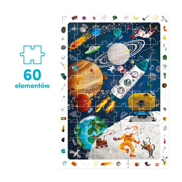 Kosmos ukladanka podlogowa 60 elementow