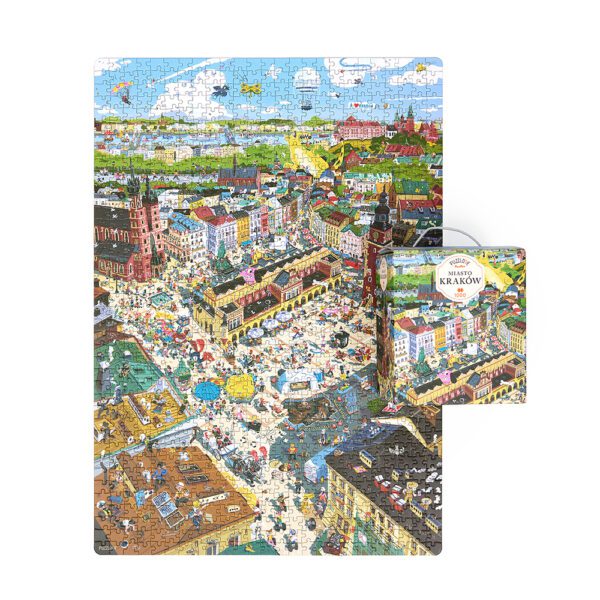 puzzle 1000 elementow na prezent - Puzzlove miasto Krakow