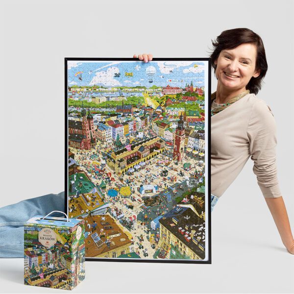 Puzzlove miasto Krakow - 1000 elementow dla milosnikow puzzli