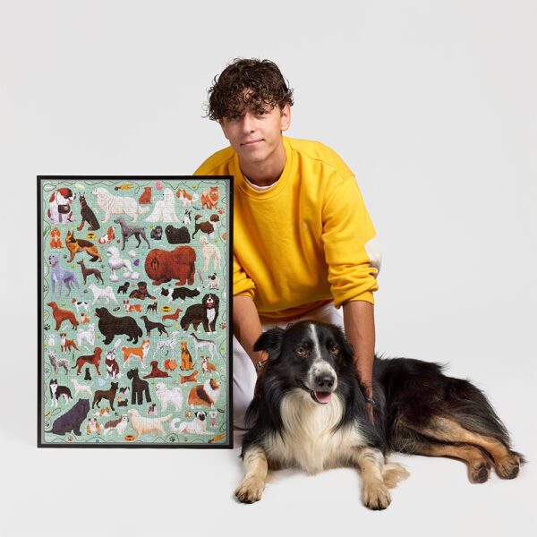 Puzzlove puzzle Psy 1000 - prezent dla psiarza