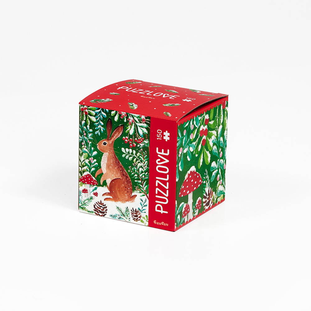 Puzzlove puzzle box Zima Cisza Zajac 150 elementow