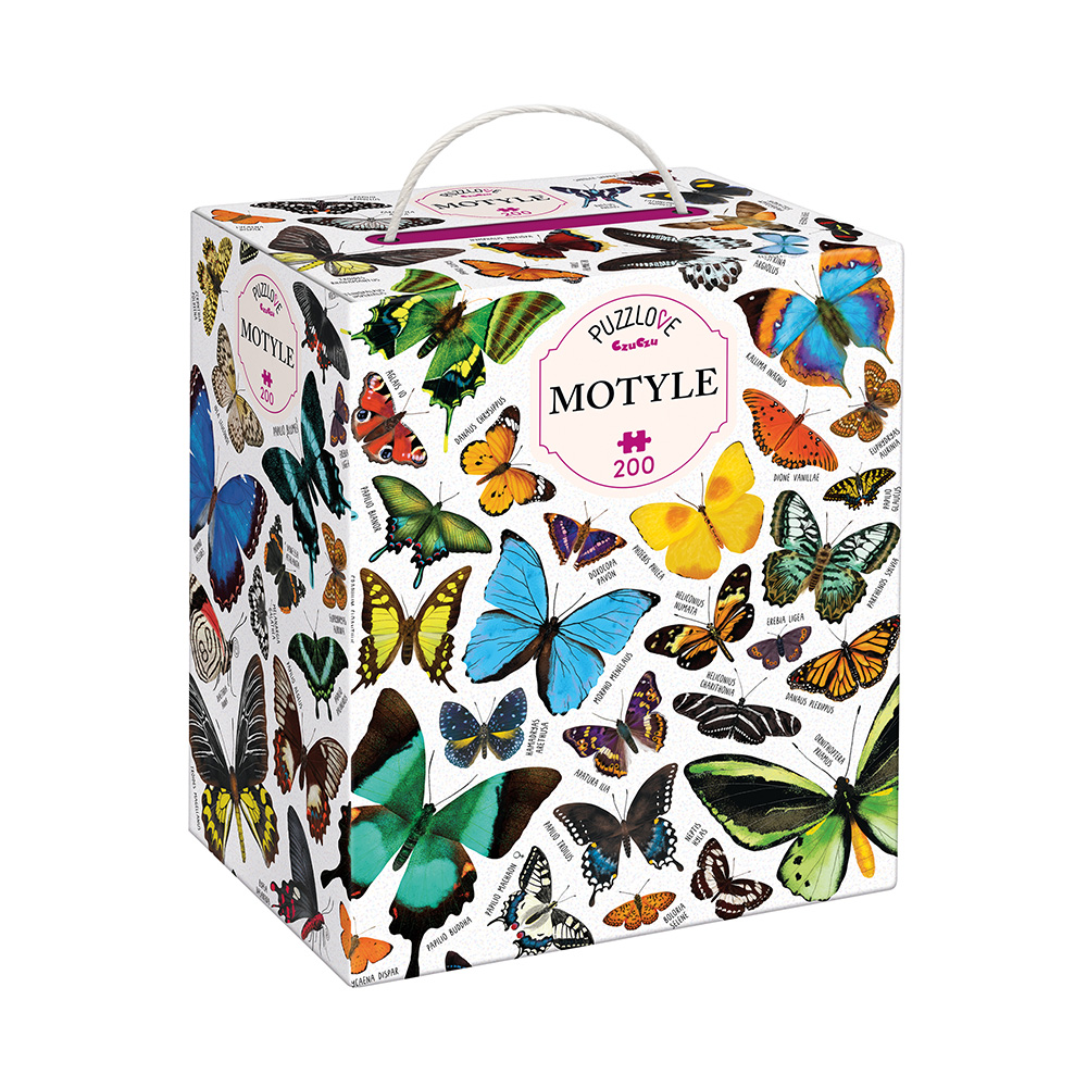 Puzzlove Motyle 200 elementow box front