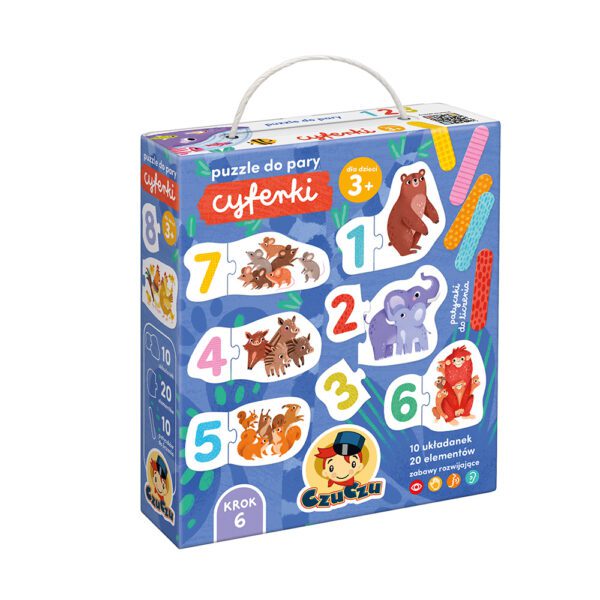 Puzzle do pary Cyferki box front