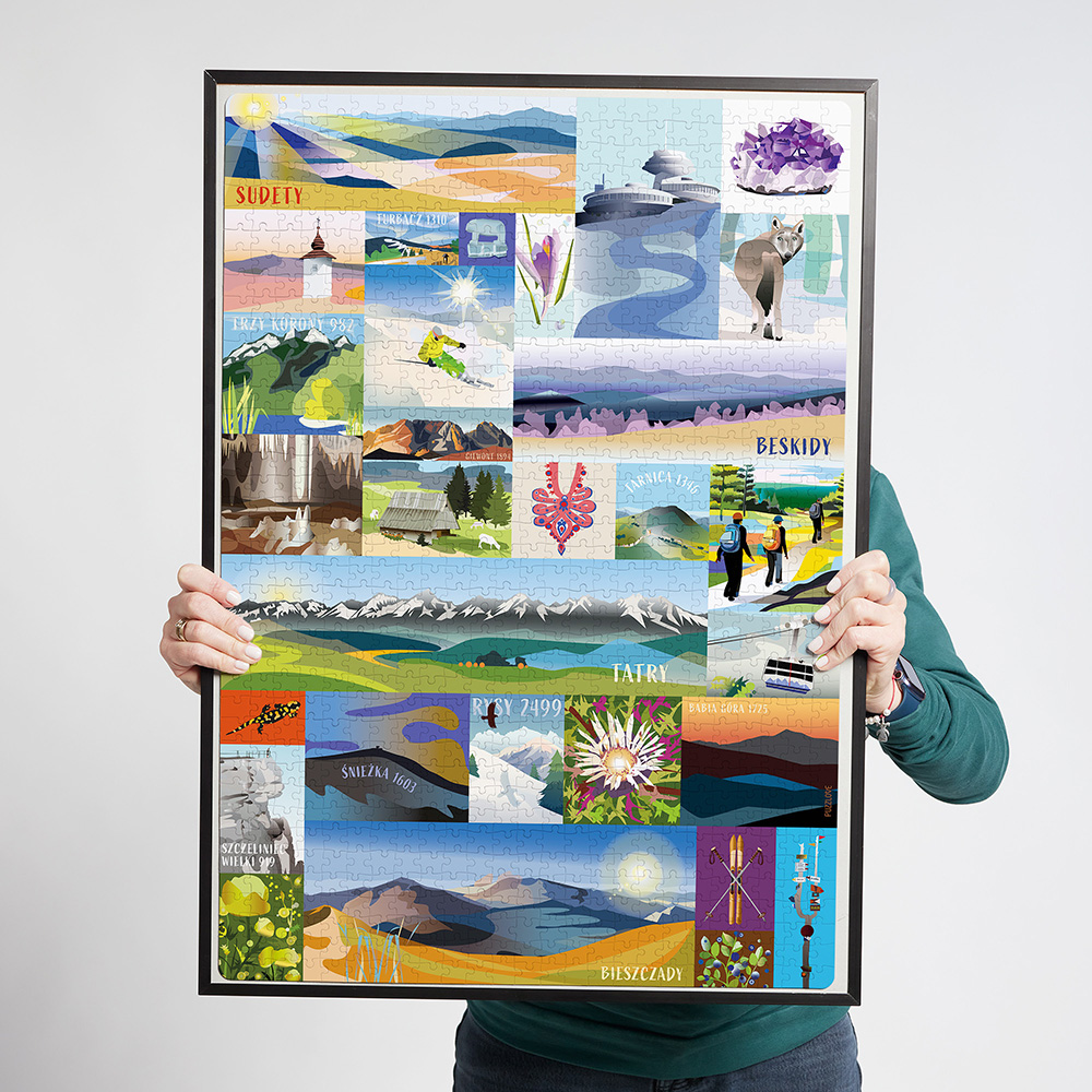 Puzzle Gory Polskie na prezent Puzzlove Polskie Gory