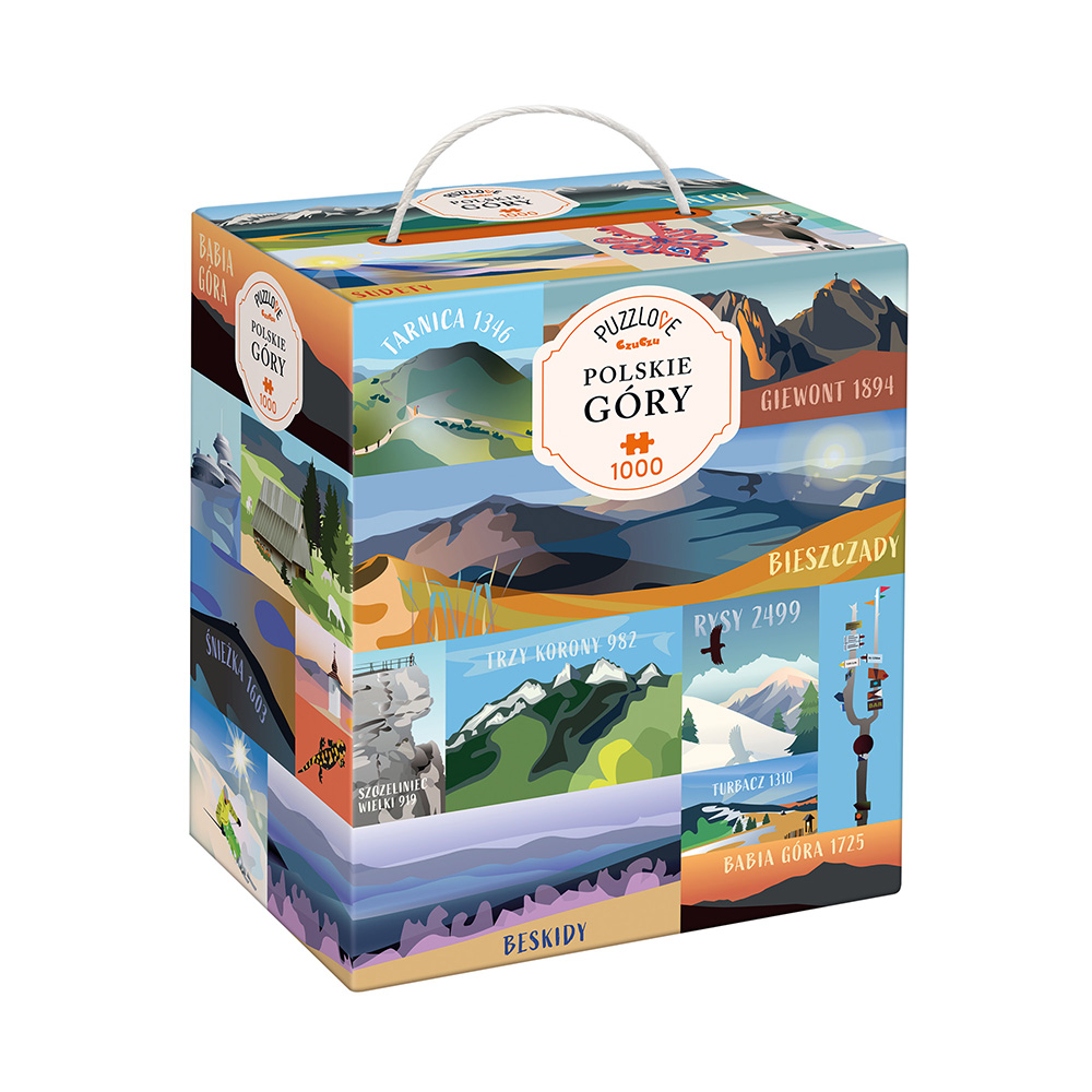 Puzzlove Polskie gory 1000 elementow box front