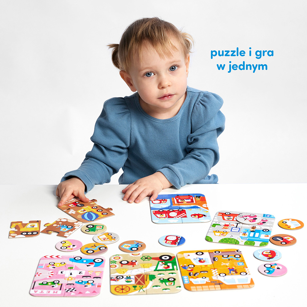 puzzle pojazdy