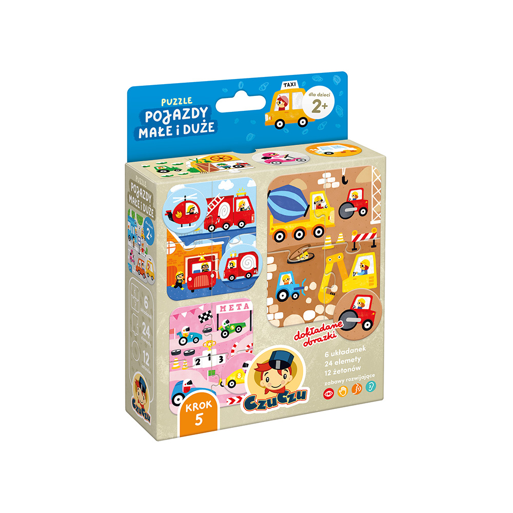 Puzzle Pojazdy </br>Małe i duże - obrazek 6