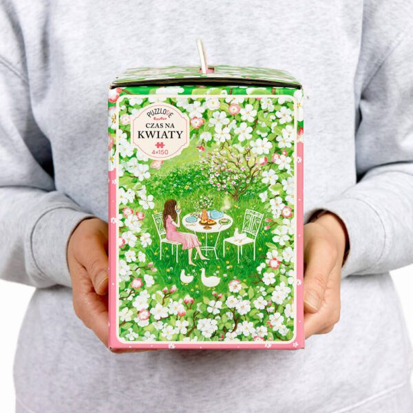 Puzzlove Czas na kwiaty box na prezent