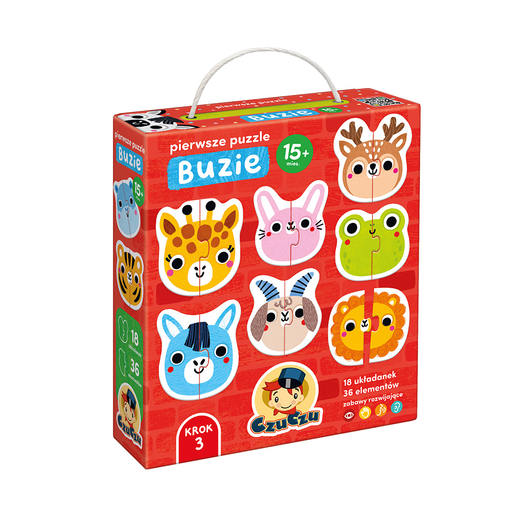 box front pierwsze puzzle Buzie 12m+