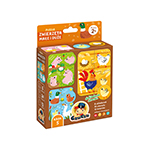 miniatura puzzle Zwierzeta male i duze