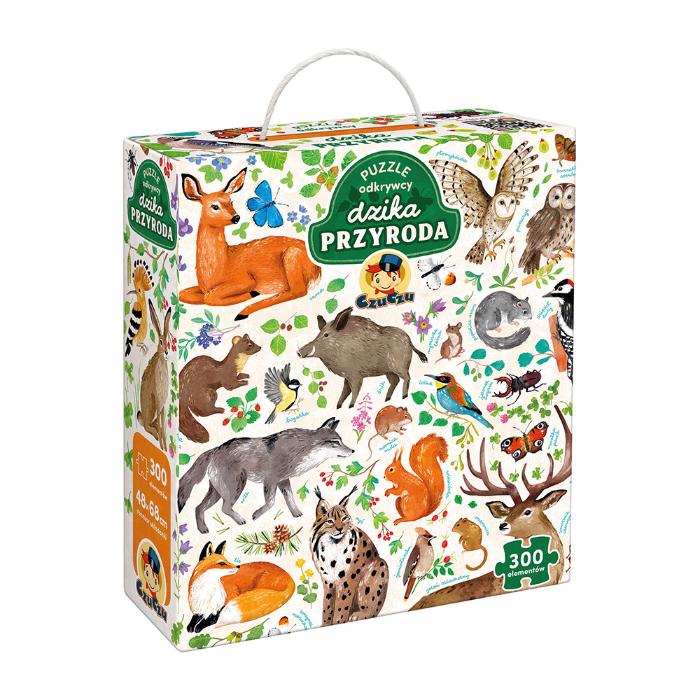 puzzle odkrywcy Dzika przyroda box front