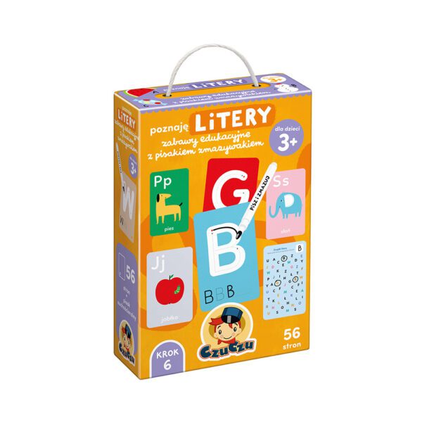 box front nowe Litery z pisakiem zmazywakiem