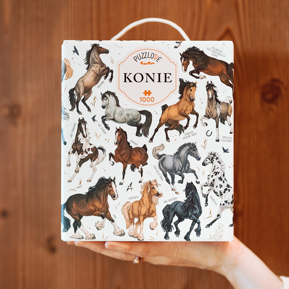 Puzzlove Konie 1000 elementow na prezent dla milosnikow koni