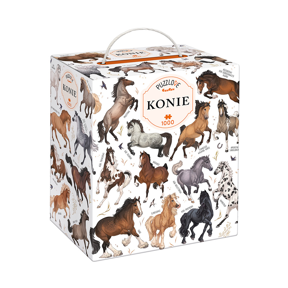 Puzzlove Konie 1000 elementow box front