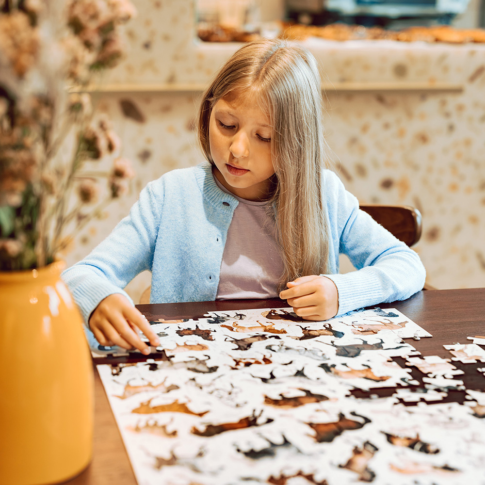 Puzzlove Konie 200 elementow dla fana koni
