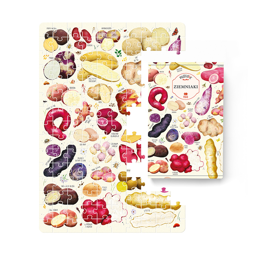 Puzzlove Ziemniaki box i ukladanka 150 elementow