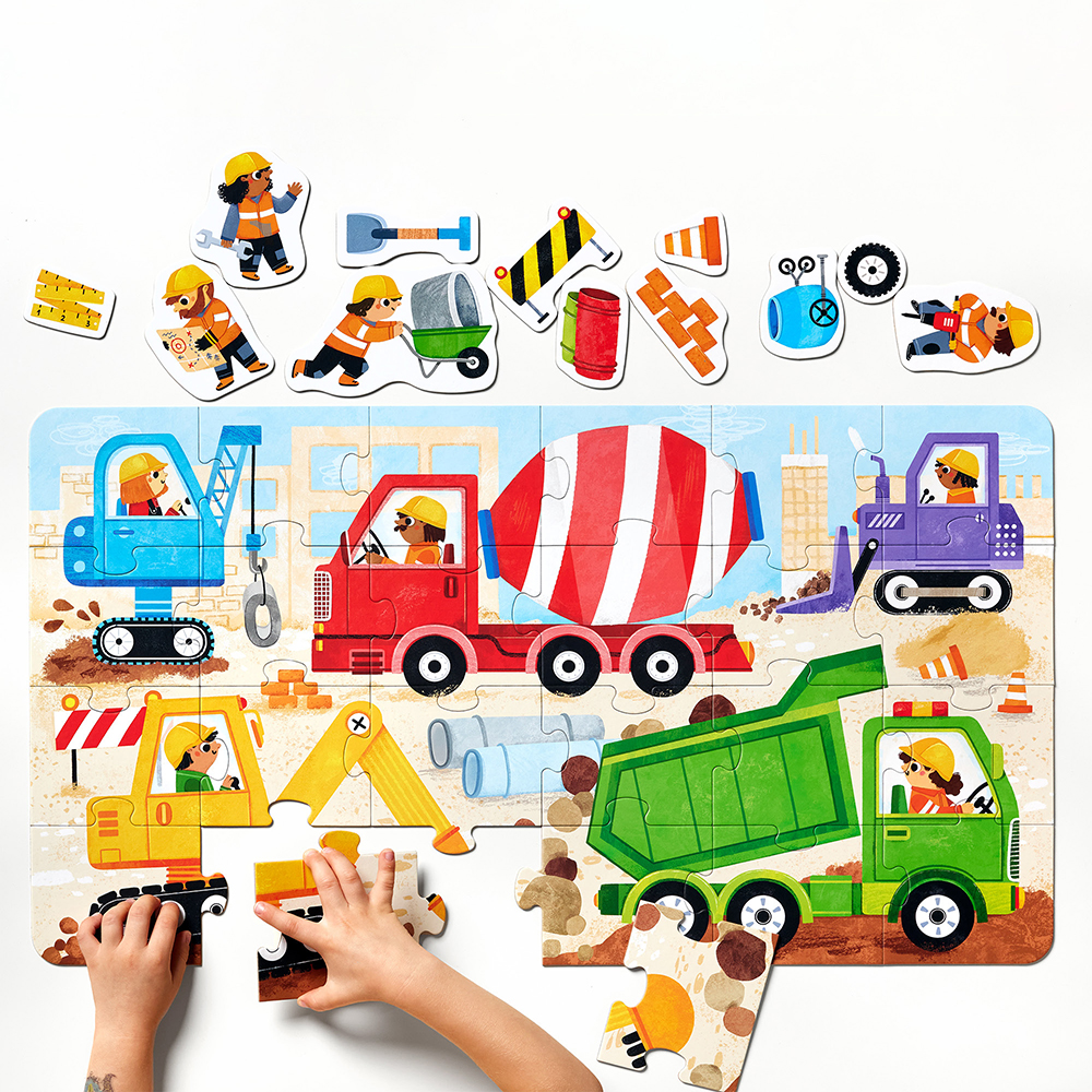 Moto puzzle </br>Na budowie