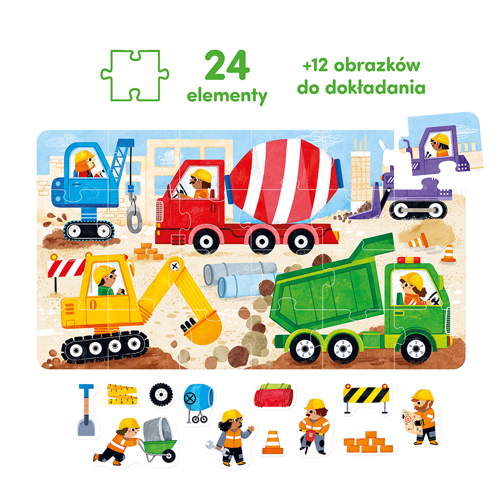 Moto puzzle </br>Na budowie - obrazek 5